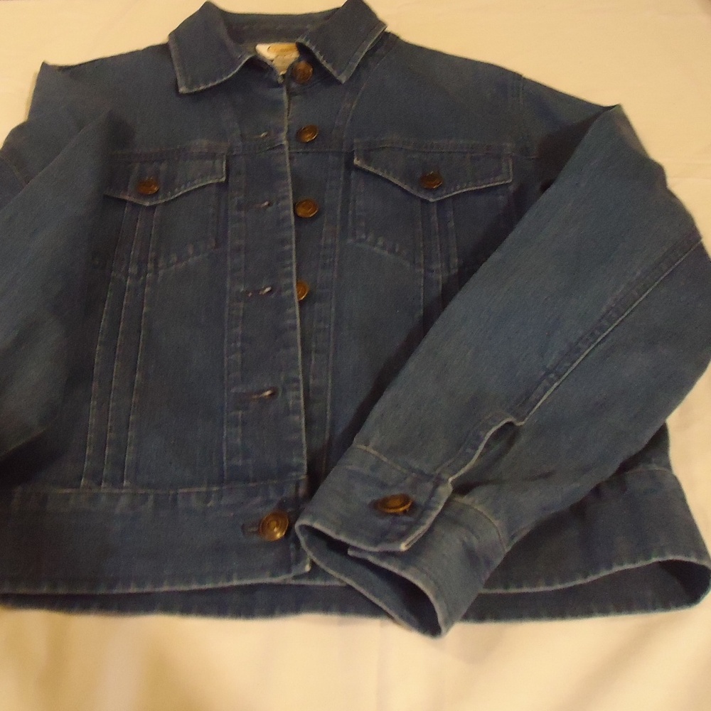 Talbots Petite Denim  truckers Jacket